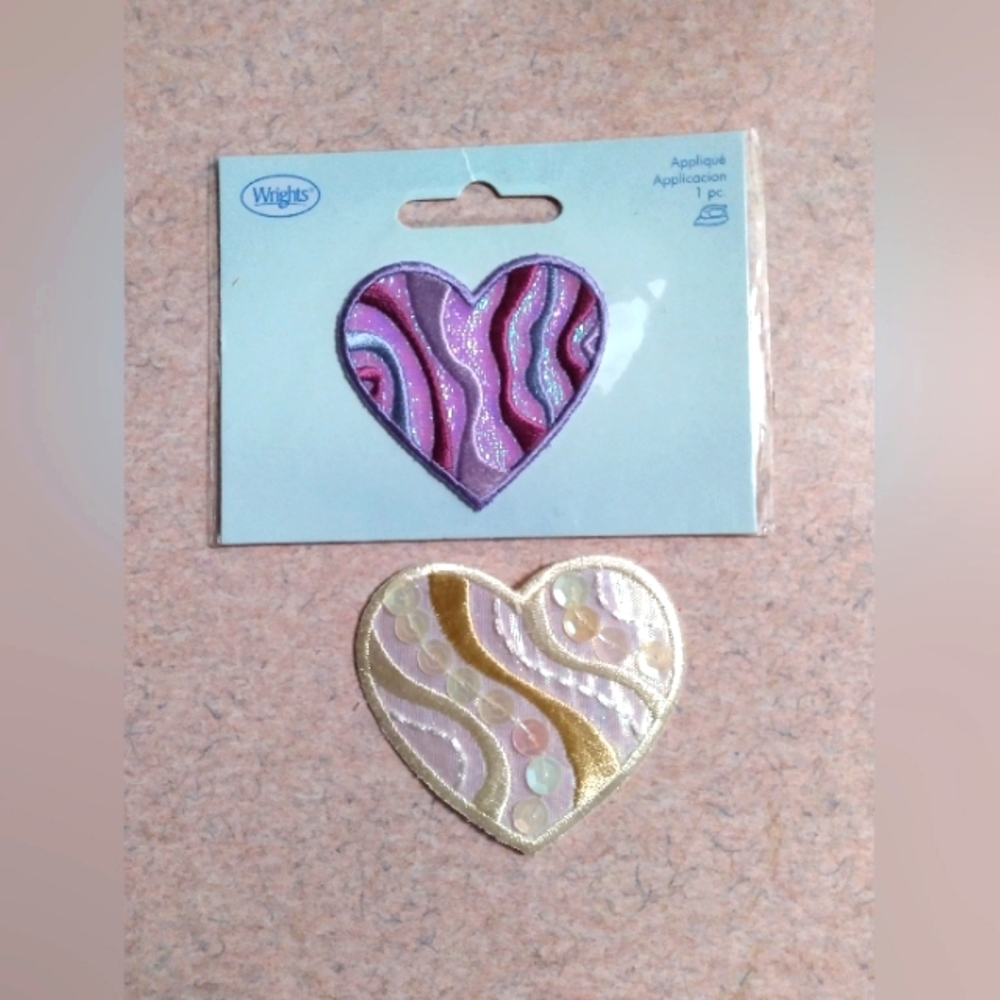 Wright's iron on patches (lot of 2)